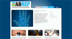 Desktop Screenshot of abrep.com.br